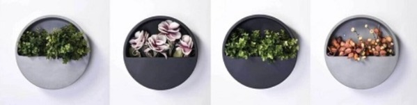 Květináče MURA beton design a antracit